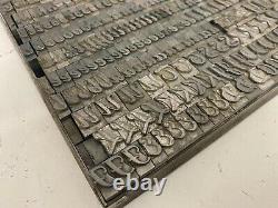 36pt Stylescript- Foundry Metal Type Letterpress Font Printing Baltotype