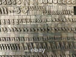 36pt Stylescript- Foundry Metal Type Letterpress Font Printing Baltotype