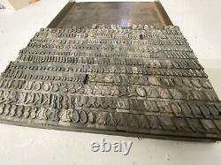 36pt Stylescript- Foundry Metal Type Letterpress Font Printing Baltotype