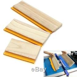 3 Pcs Silk Screen Printing Squeegee Ink Scaper Scratch Board Tools 16cm 24cm 33c