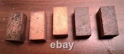 47 Antique Printers Block Letterpress Wooden Printing Letters