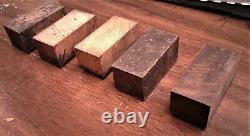 47 Antique Printers Block Letterpress Wooden Printing Letters