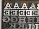 48 Point Breton Boston Type Foundry Letterpress Type