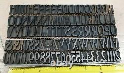 48 pt WOOD TYPE Vintage Letterpress Kelsey Metal Type