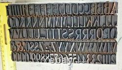 48 pt WOOD TYPE Vintage Letterpress Kelsey Metal Type