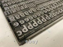 48pt Bernhard Gothic Extra Heavy Foundry Metal Type Letterpress Font Printing