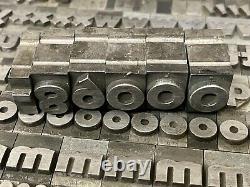 48pt Bernhard Gothic Extra Heavy Foundry Metal Type Letterpress Font Printing