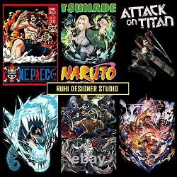 500 Premium Latest Anime T-shirt Design bundle for POD Instant Delivery-Vol. 3