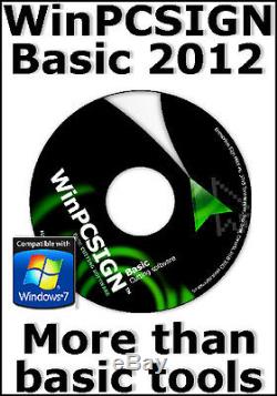 500 drivers for any vinyl cutters Brand new Basic WinPCSIGN 2012 Software