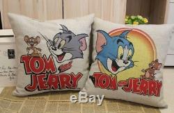 50X Linen Sublimation Blank Pillow Case Cushion Covers DIY Printing Images Logos