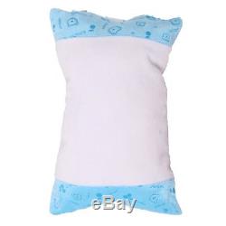 50pcs Sublimation Blanks Mini Neck Pillow Case Cushion with Bear Pattern Cartoon