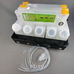 5 Cartridges 5 Bottles Bulk Ink Supply System CISS for Roland BN20