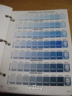 5 Pantone Color Swatch Sample Books Used Clean Metallics Tints Chips Binders