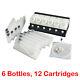 6 Bottles, 12 Cartridges For Roland Continuous Bulk Ink Supply System Ciss