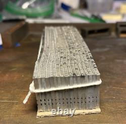 6 Pt Heavy Copperplate Gothic  + Quads Only Set 1200+ Pieces No Lowercase