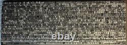 6 pt Light Copperplate Gothic No. 1-4 (We THINK), Huge Set over 1900 Pieces