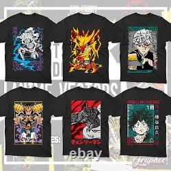 700+ Anime Vectors T-shirt Designs Bundle