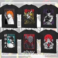 700+ Anime Vectors T-shirt Designs Bundle