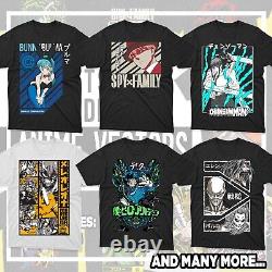 700+ Anime Vectors T-shirt Designs Bundle