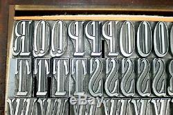 72pt Elongated Roman Shaded. Stephenson Blake Fdry. Letterpress Type