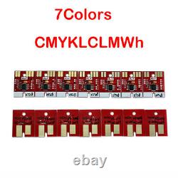 7 Colors Chip Permanent for Mimaki LF140-0727 UV Cartridge C/M/Y/K/LC/LM/Wh