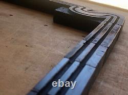 7 piece Art Deco set of BORDER Antique letterpress Printers WOOD TYPE