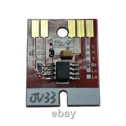 8Pcs Chip Permanent for Mimaki JV33 CJV30 SS21 Cartridge 2 x CMYK Auto Reset