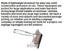 8 Alumalite Squeegee Burnisher For Sign Vinyl Graphic Screen Printing Signage