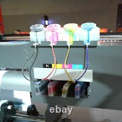 8 Cartridge Bulk Ink Supply System 4 bottles For Roland FH-740 / XF-640 / XR-640