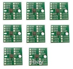 8 Pcs Premium Compatible Mimaki Lh100 Ink Refill Chip (1,000ml)