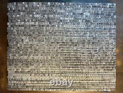 8 Pt Cloister Bold Type only set 2800+ Pieces HUGE set