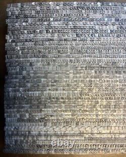 8 Pt Cloister Bold Type only set 2800+ Pieces HUGE set