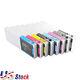 8pcs Epson Stylus Pro 4800 Refill Ink Cartridges With 4 Funnels Usa Stock