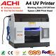 Achi A4 Uv Printer Flatbed Printer Epson L800 Metal Phone Case Sign Printing Usa