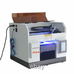 ACHI A4 UV Printer Flatbed Printer Epson L800 Metal Phone Case Sign Printing USA