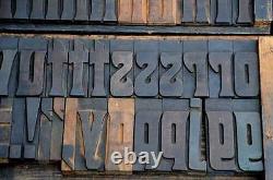 ART NOUVEAU letterpress wood printing blocks 128pcs 3.54 wooden type print
