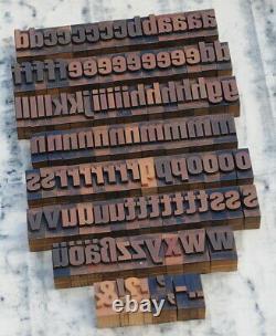 A-z alphabet 1.42 letterpress printing blocks type printer old vintage rare