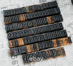 A-z alphabet 1.42 letterpress wooden printing blocks wood type Vintage print