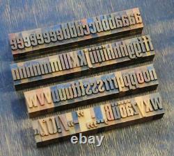 A-z letterpress printing blocks type vintage printer letter typography antique