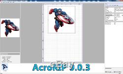AcroRIP v 9.0.3 2018 DTG Printer Acro RIP 9 printing software Epson R3000 P600