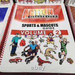 Action Illustrated Clipart Vector Images, Sports, Mascots, Action Graphics