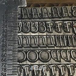 Aigrette 18 pt Letterpress Type Vintage Printer's Lead Metal