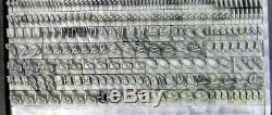 Alphabets Letterpress Print Type Import Bauer 18pt Legende MM44 6#
