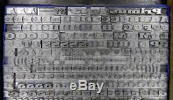 Alphabets Letterpress Print Type Import Berthold 18pt Primus lf MM16 6#