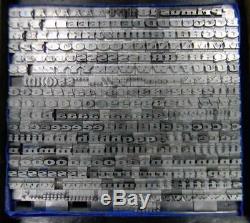 Alphabets Letterpress Print Type Import Berthold 18pt Primus sf MM15 6#
