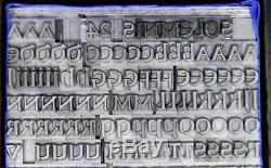 Alphabets Letterpress Print Type Import Berthold 24pt Solemnis ML70 4#
