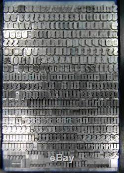 Alphabets Letterpress Print Type Import Klingspor 30pt Salut ML68 11#