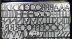 Alphabets Metal Letterpress Print Type 36pt Delphian Open Title MM35 5#