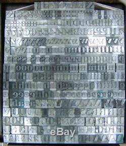 Alphabets Metal Letterpress Print Type 36pt Ultra Bodoni Condensed C23 13#
