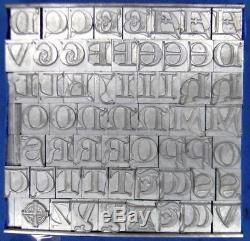 Alphabets Metal Letterpress Print Type 48pt Lombardic Capitals ML54 6#